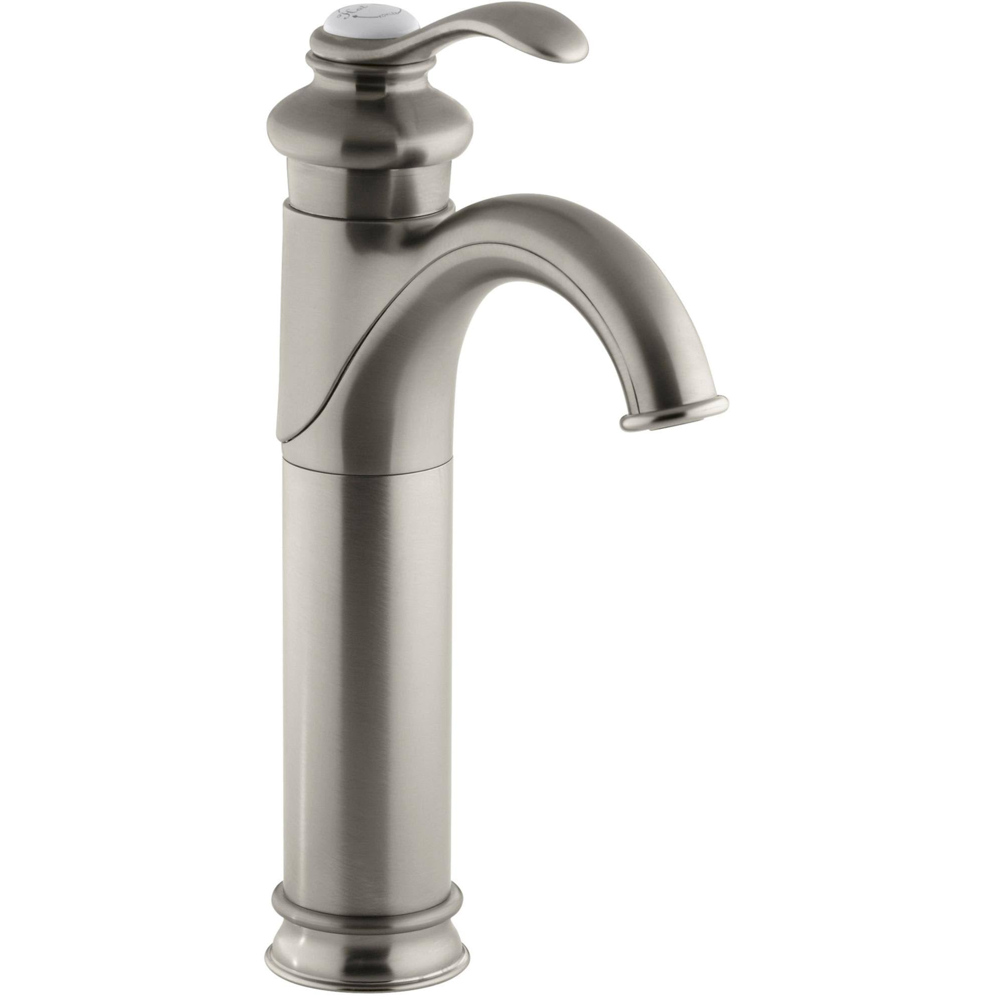 Brushed Nickel Single Hole Bathroom Faucet D1686