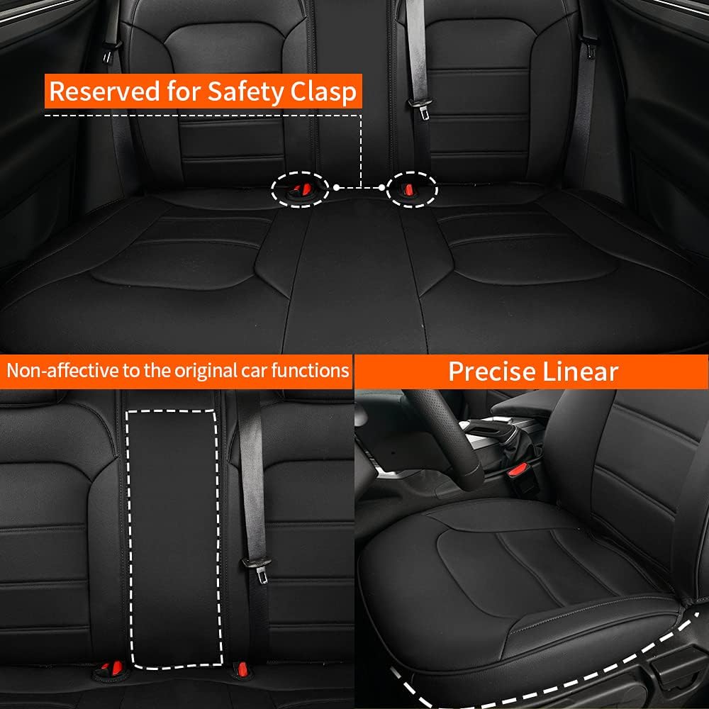 Black Full Set Car Seat Cover W209378