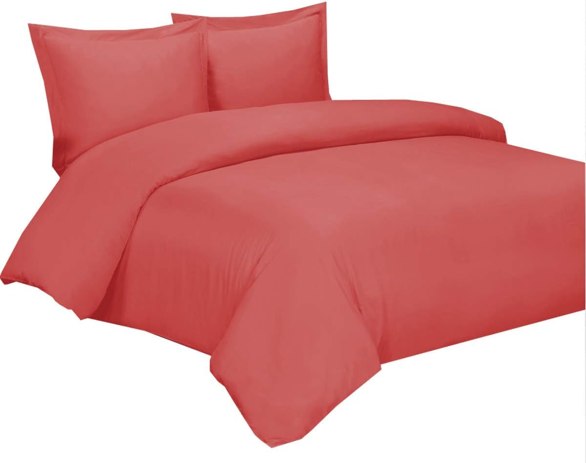 Bamboo Viscose Duvet Cover Set with Corner Ties, King / Cal King Size White O2684