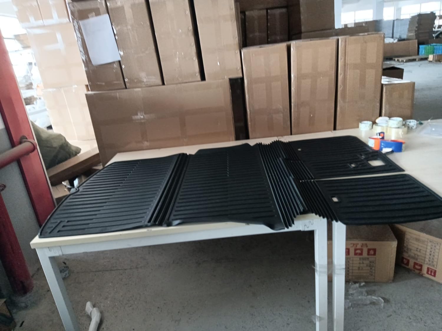 TPE Cargo Mat with Backrest Mat for 5-Seater 2020-2022 Tesla Model Y V437