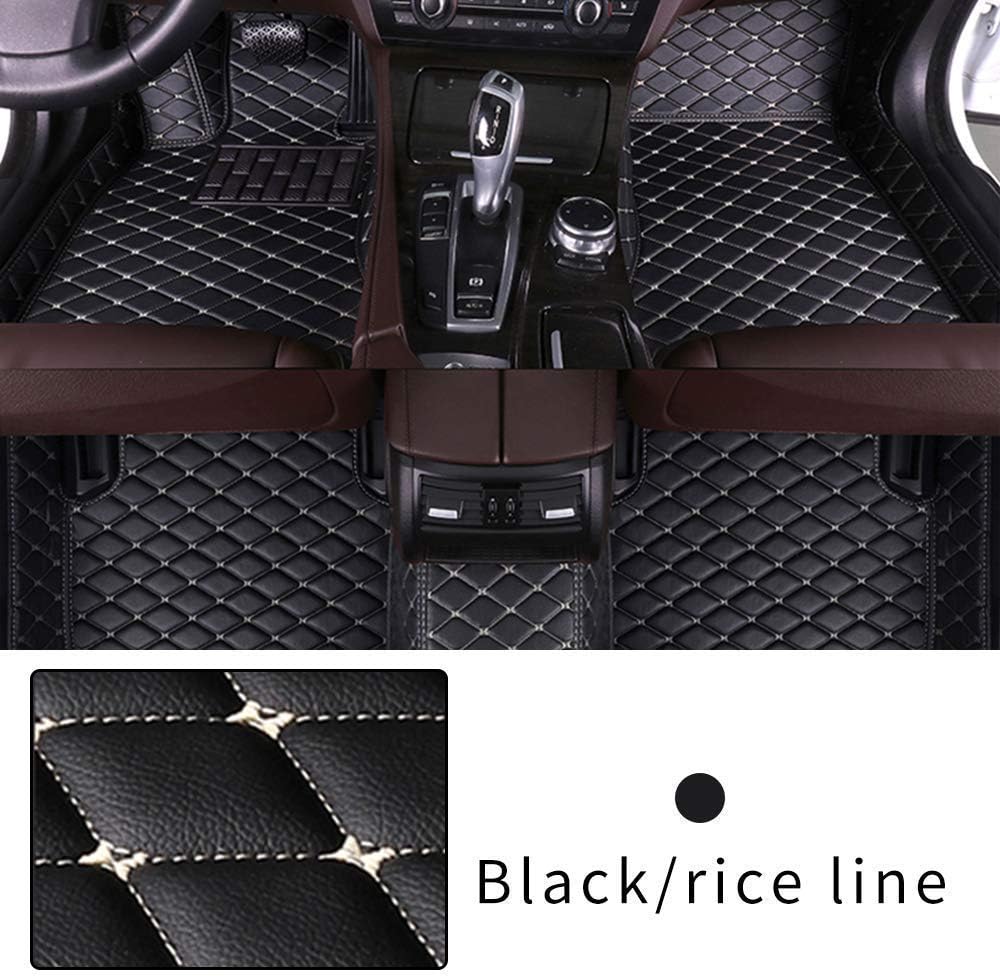 Black XPE Leather Full Coverage Car Floor Mat M493