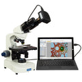 40X-2000X USB3 18MP Binocular Lab Compound LED Microscope P683226