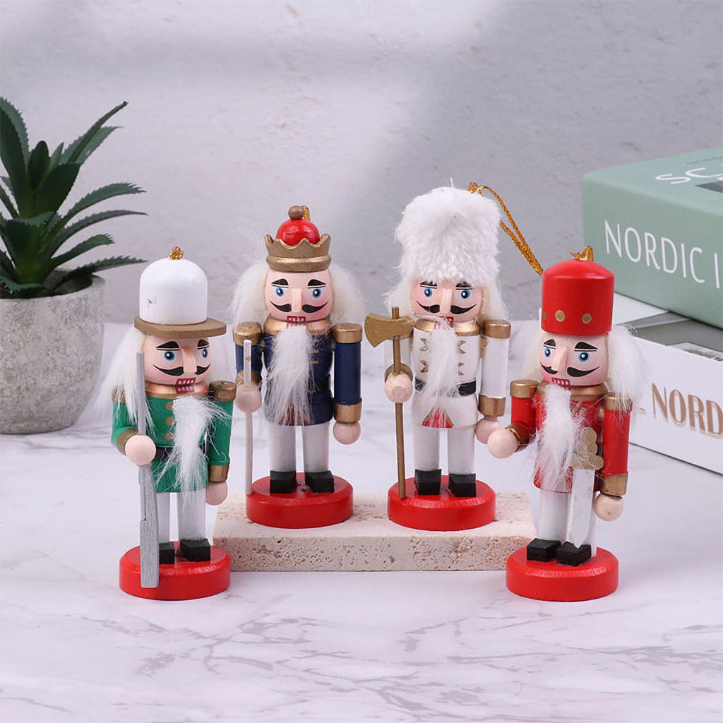 Mini Wooden Nutcracker Doll Soldier Ornament F12700