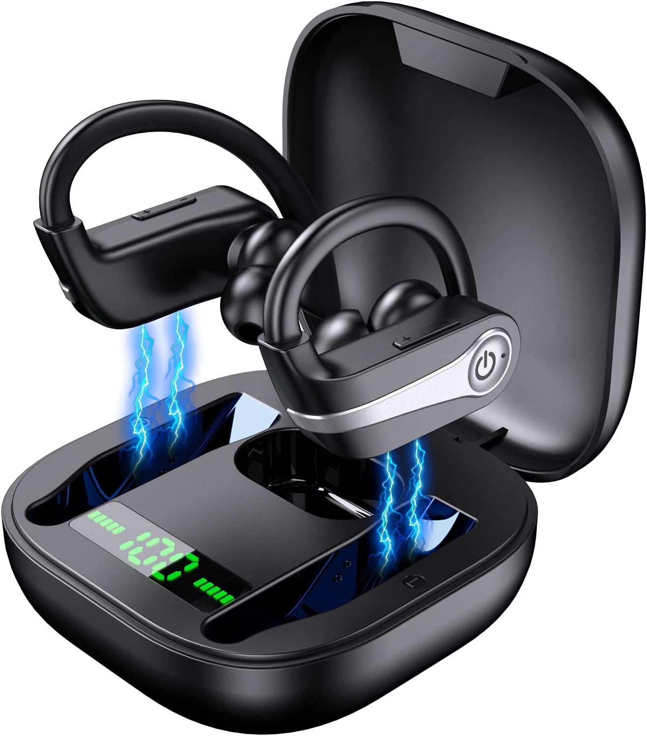 Wireless Earbuds Bluetooth 5.1 Noise Cancelling with Mic IP7 Waterproof 40H Playtime Pack of 2 N59526