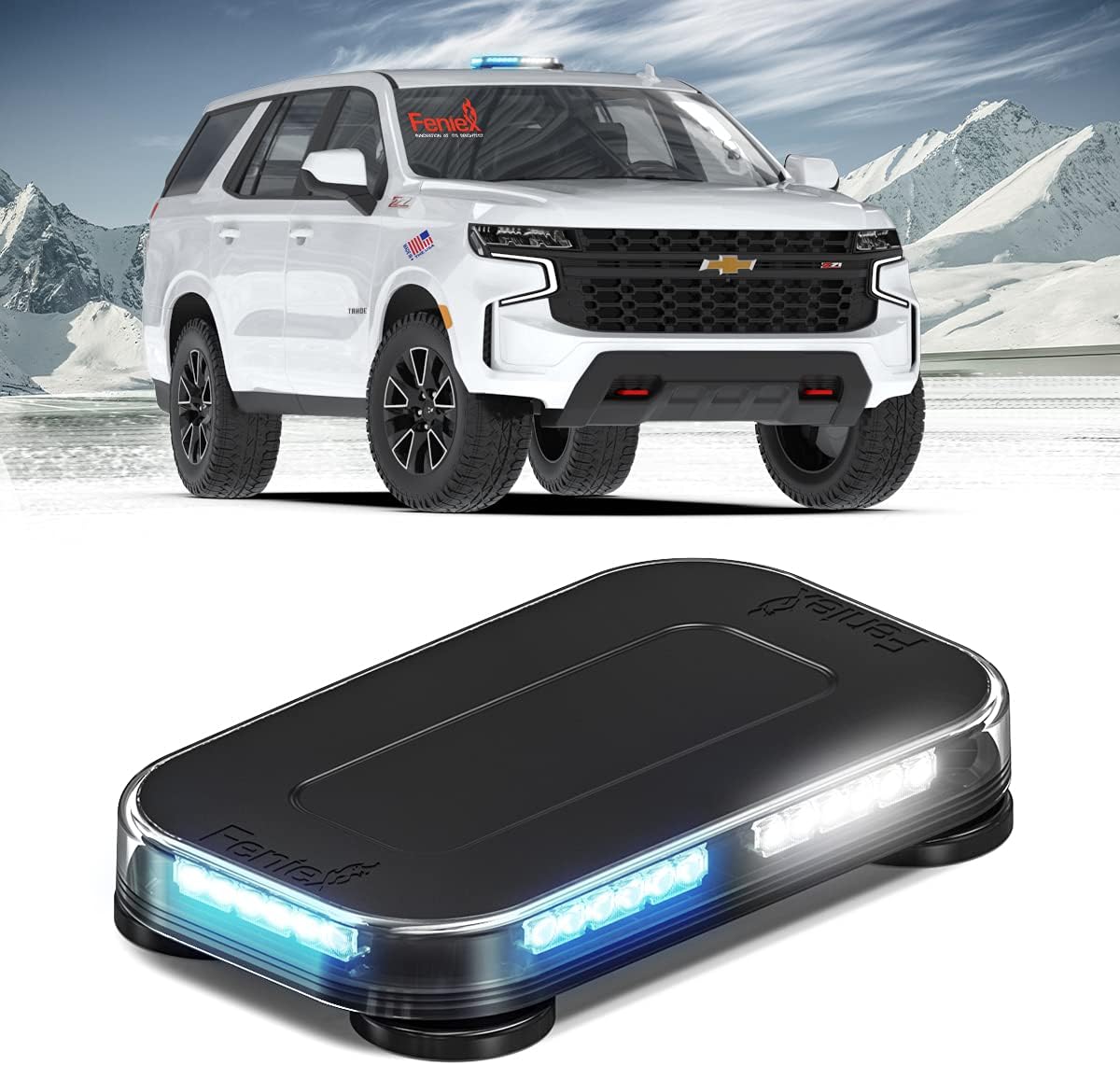 Amber Mini Lightbar With Controller O806222