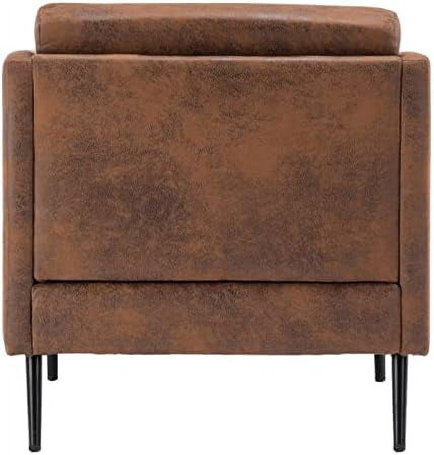 Bronzing Cloth 2-Seat Sofa with Metal Legs H998