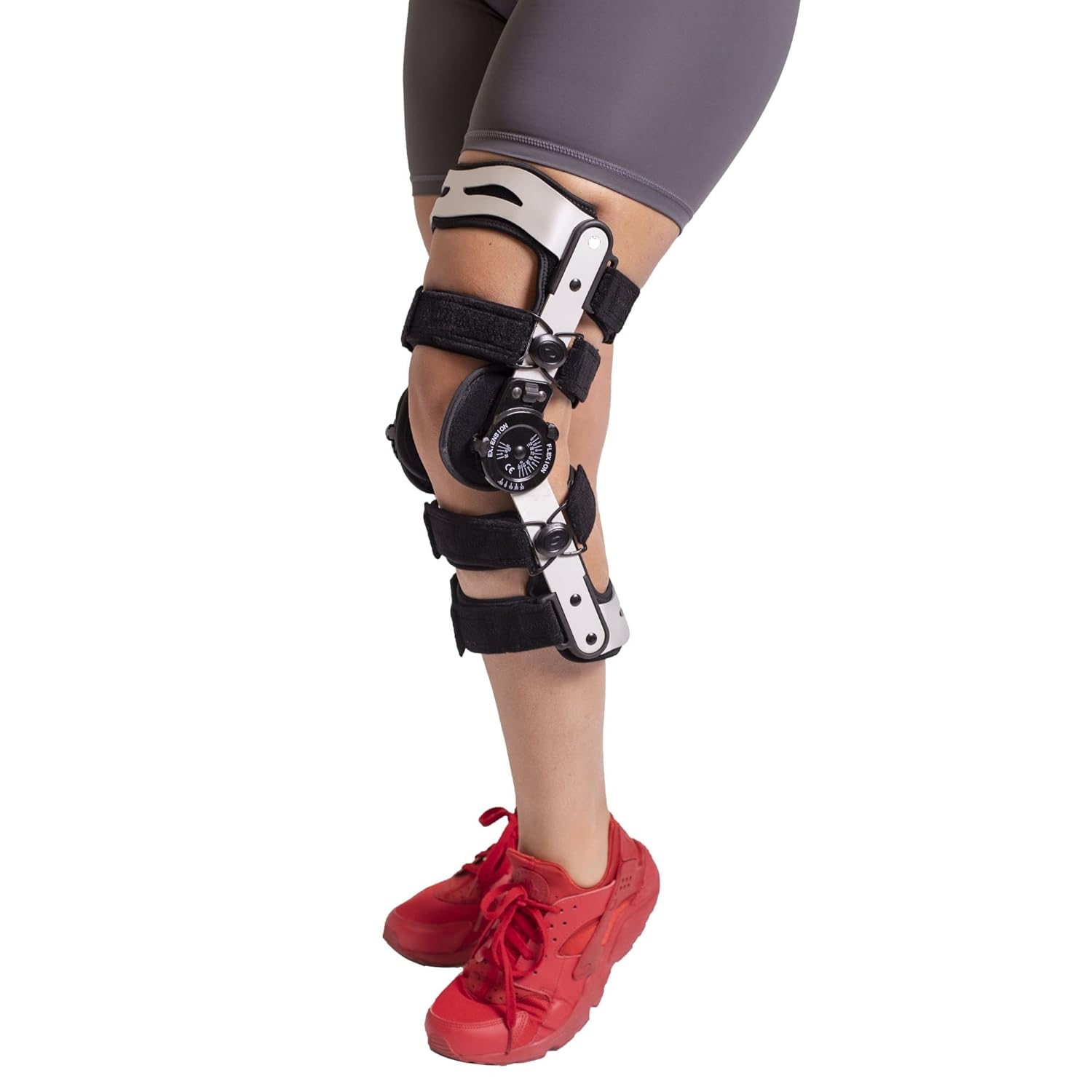 Hinged ACL Ligament ROM Knee Brace Immobilizer Support A77003