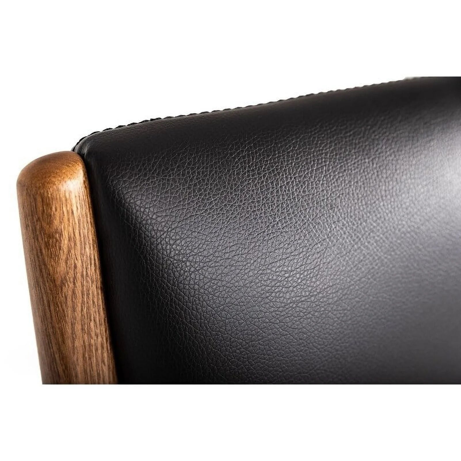 Black Lounge Chair & Ottoman Q9914