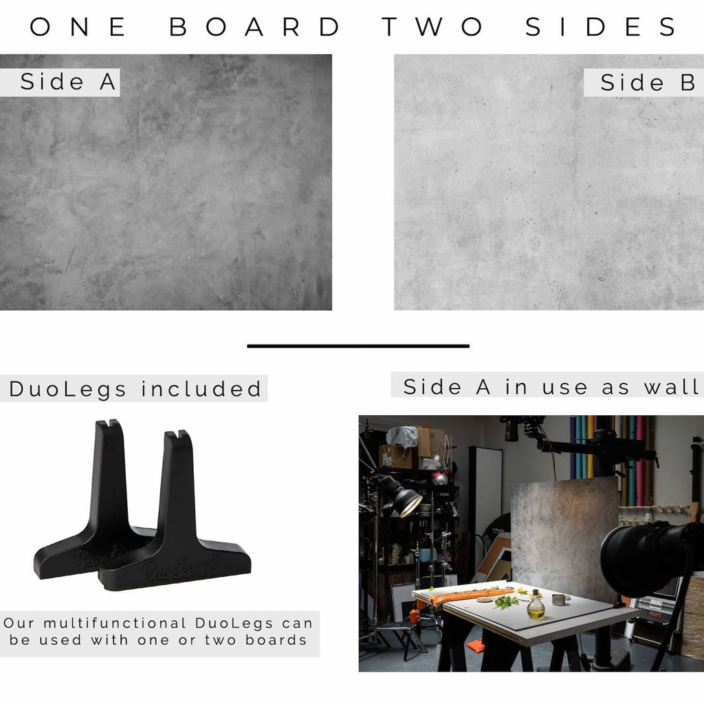 Iced Concrete/Midnight Cement 30x40x22 Surface Board D30942