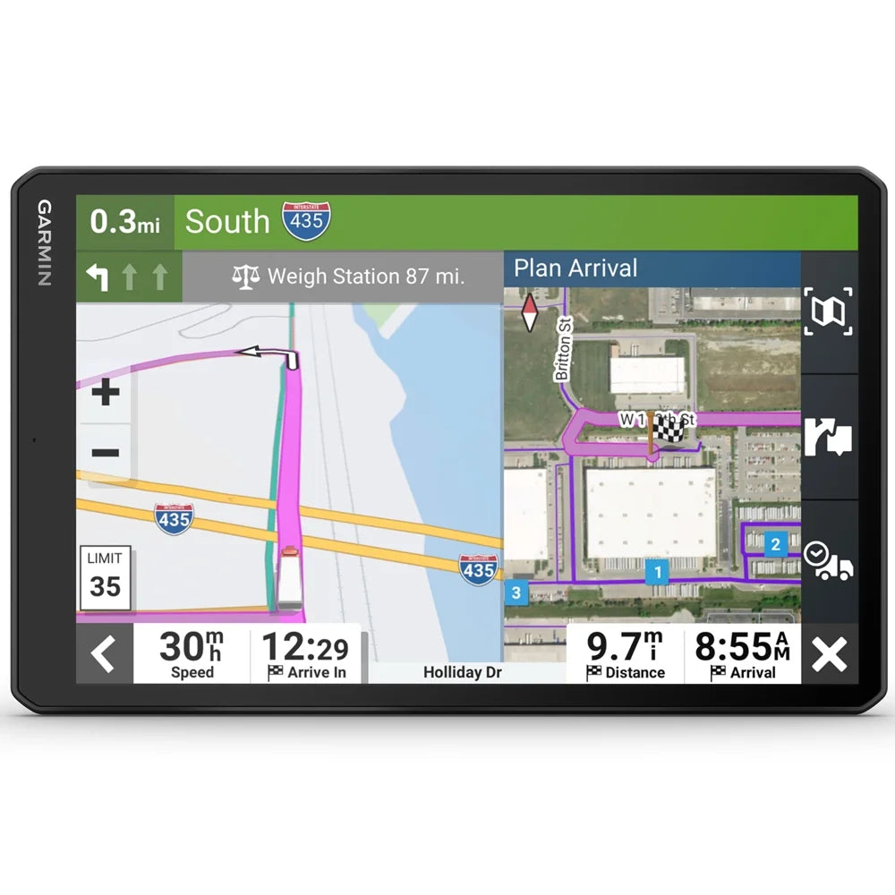 10" GPS Truck Navigator Bundle with Hard Shell EVA Case, 32GB MicroSD Memory Card and Dual Car Socket U788312