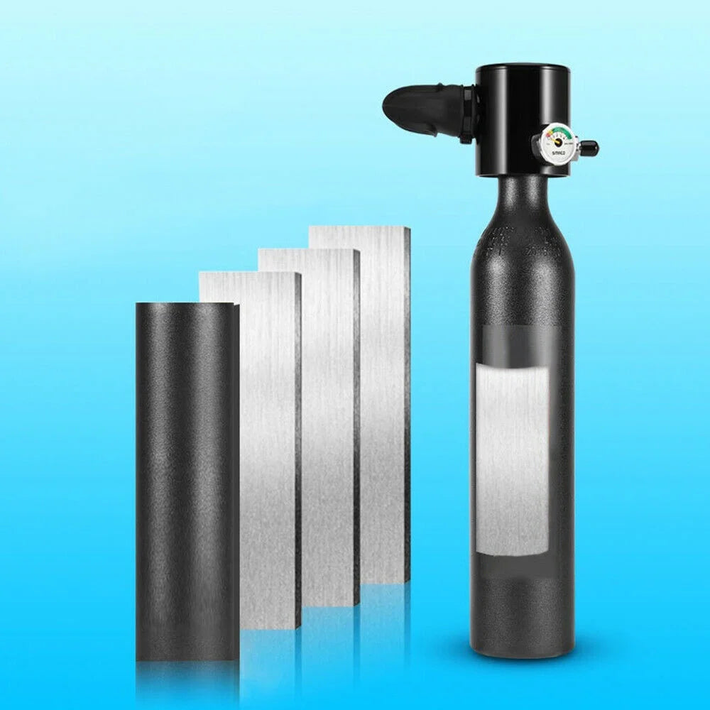 Mini Scuba Tank 0.5L Oxygen Air Tank and High-Pressure Pump 4500PSI M56629