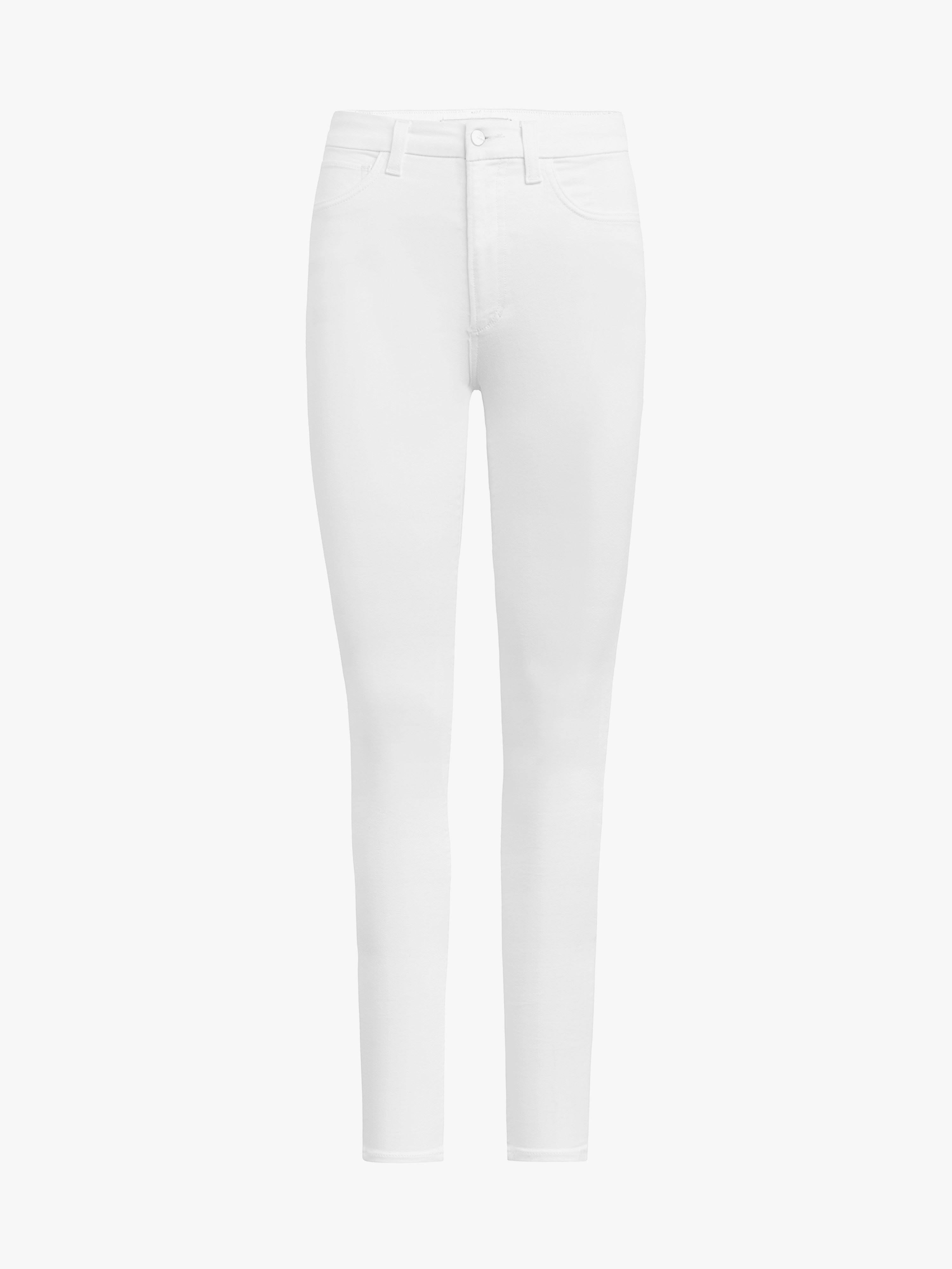 White High Rise Skinny Jeans S6506