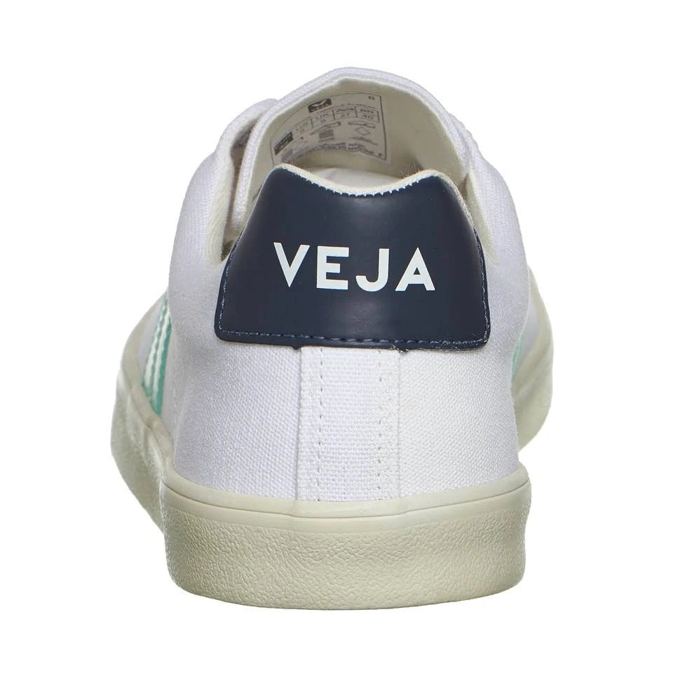 White / Turquoise / Nautico Leather Sneakers T2176