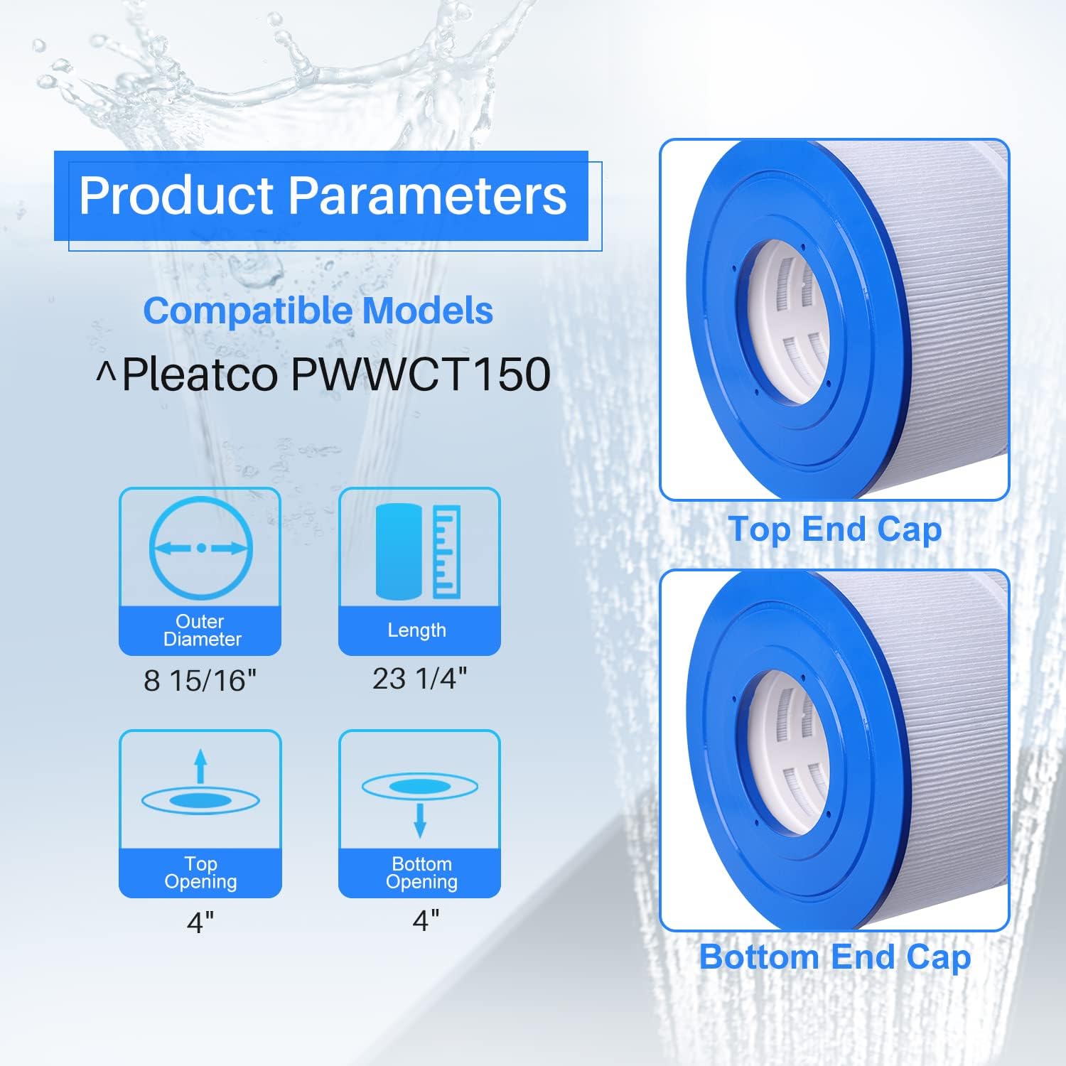 150 Sq.ft Filter Cartridge 1PACK J26363