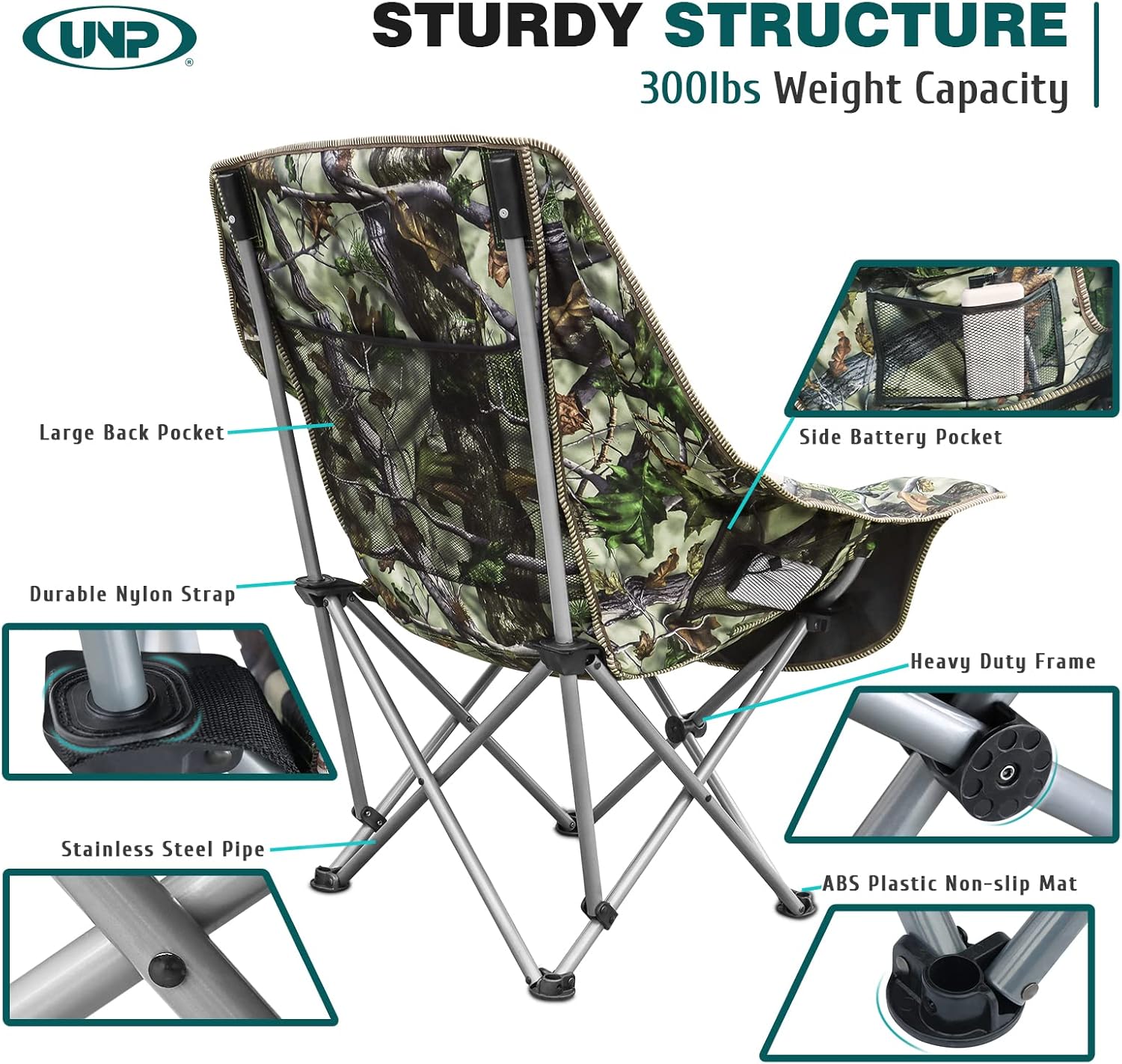 Camo Blind Folding Camping Chair Q2257