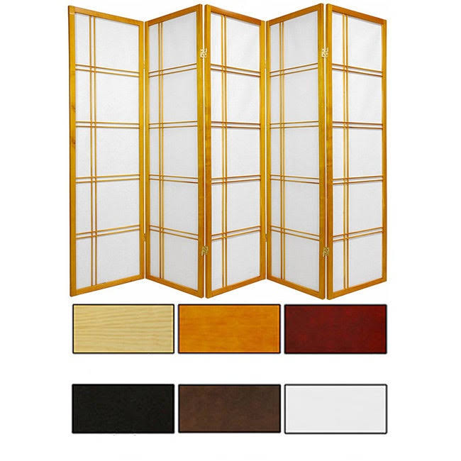 White 4 Panel Shoji Screen B7200