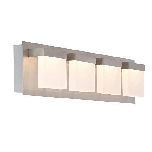 4-Light Brushed Nickel LED Bath Bar Light C366118