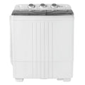 Semi-automatic Twin Tub Washing Machine, 20Lbs, White & Grey Z5998