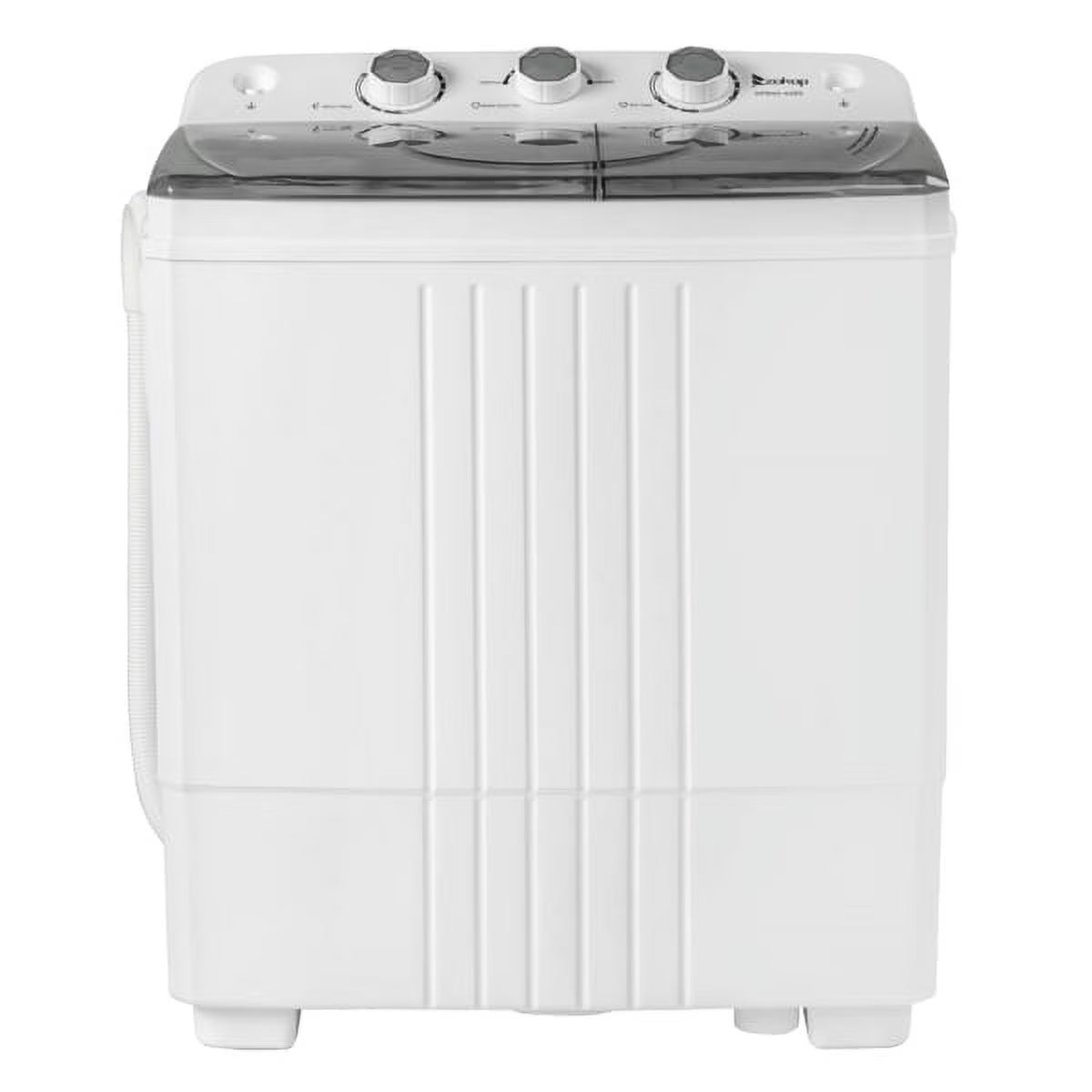 Semi-automatic Twin Tub Washing Machine, 20Lbs, White & Grey Z5998