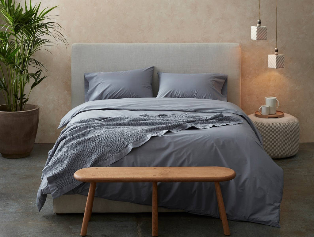 300 Thread Count Organic Percale Duvet Cover Full/Queen R8057