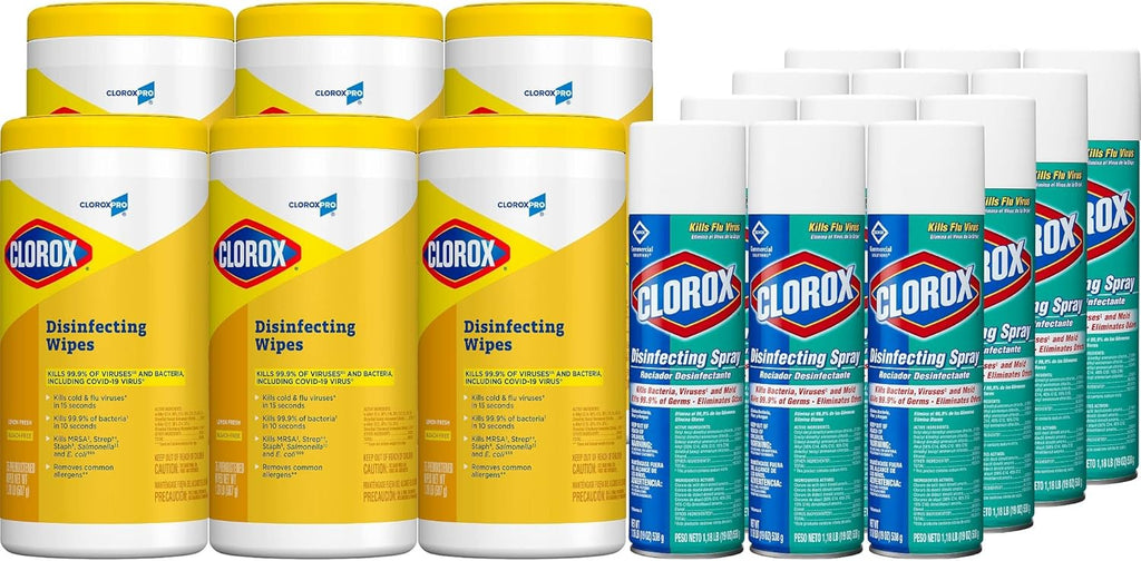 Disinfecting Aerosol Spray, Fresh Scent, 19 Ounces Each, Pack of 12 N735