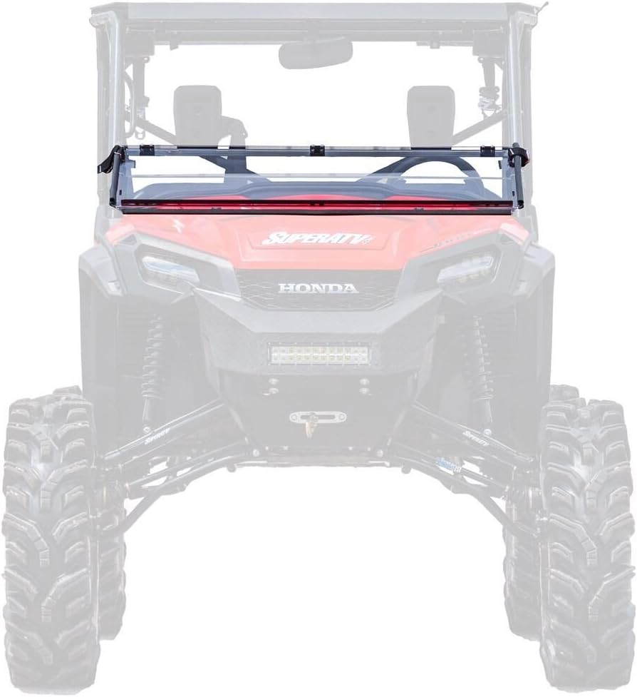 Flip/Fold Down 2-in-1 Windshield for Honda Pioneer 1000/1000-5 R758933