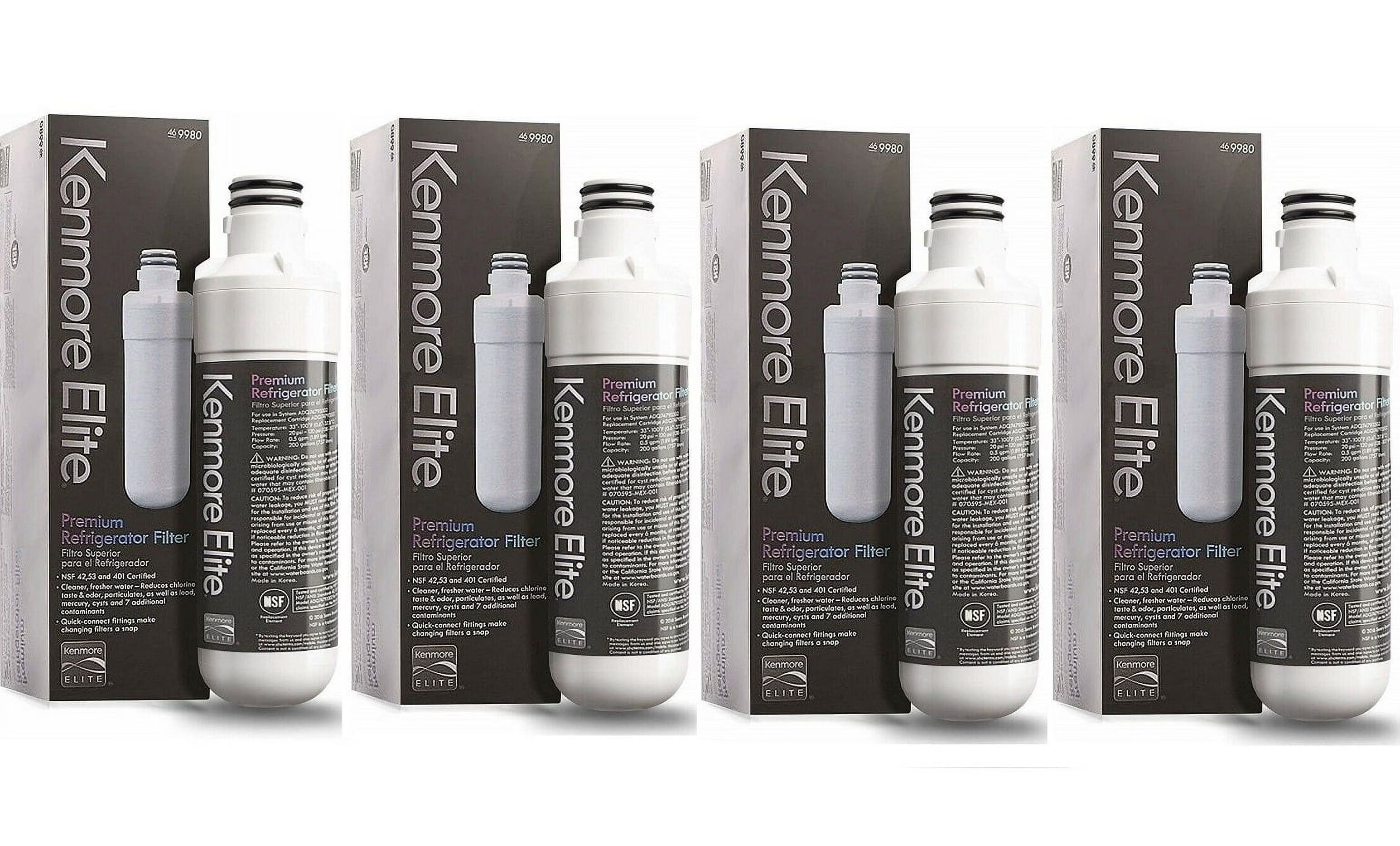 4 Pack Fridge Water Filter T9368