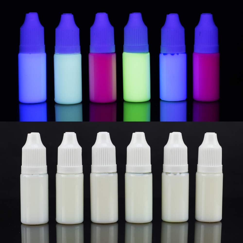 Invisible UV Ink 6 Colors Set for Inkjet Printers, 10 ml/Color, Pack of 2 M155