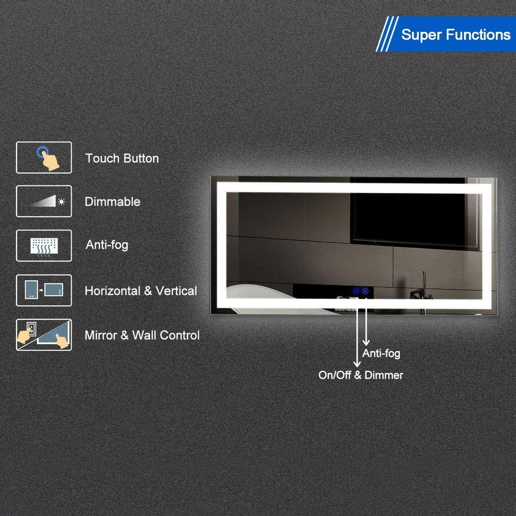 LED Bathroom Mirror with Touch Button G213
