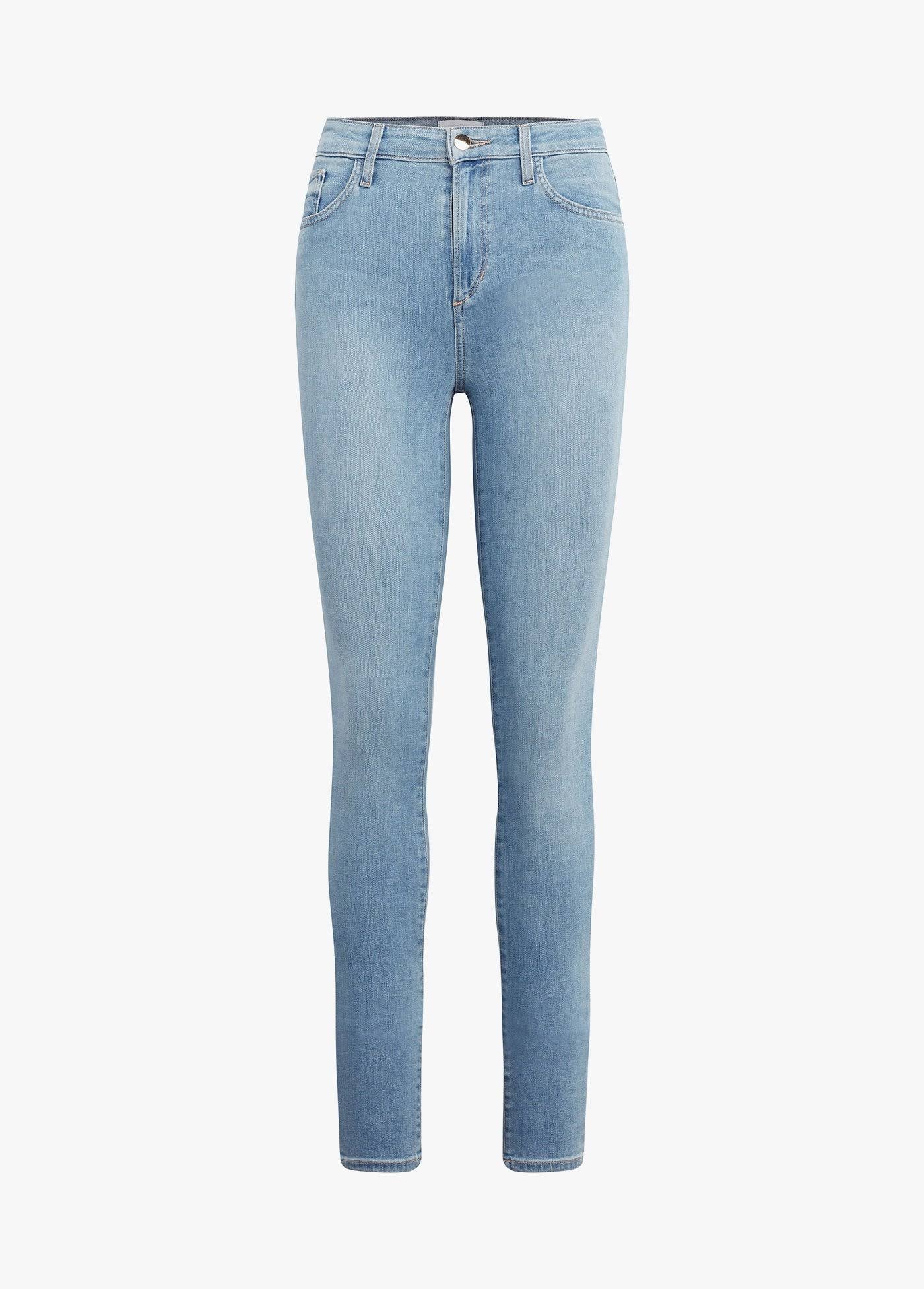 White High Rise Skinny Jeans S6506