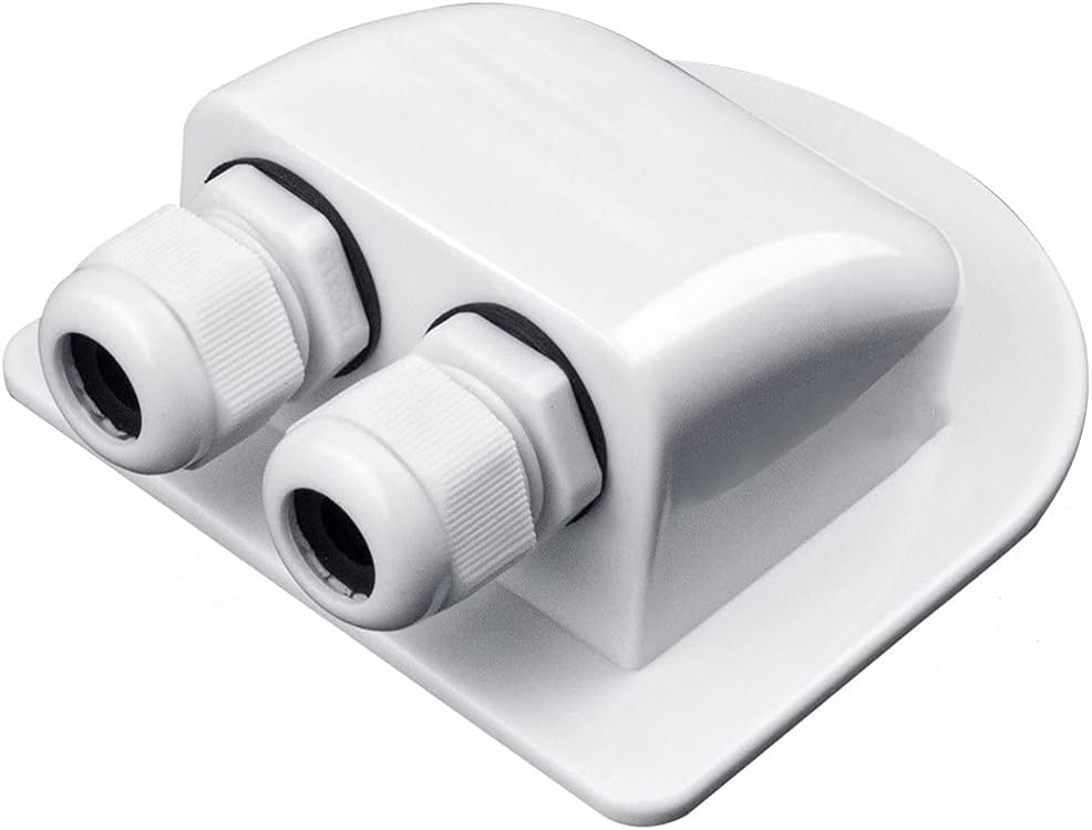 Solar Cable Entry Gland Waterproof ABS Dual Cable Entry Housing N190915