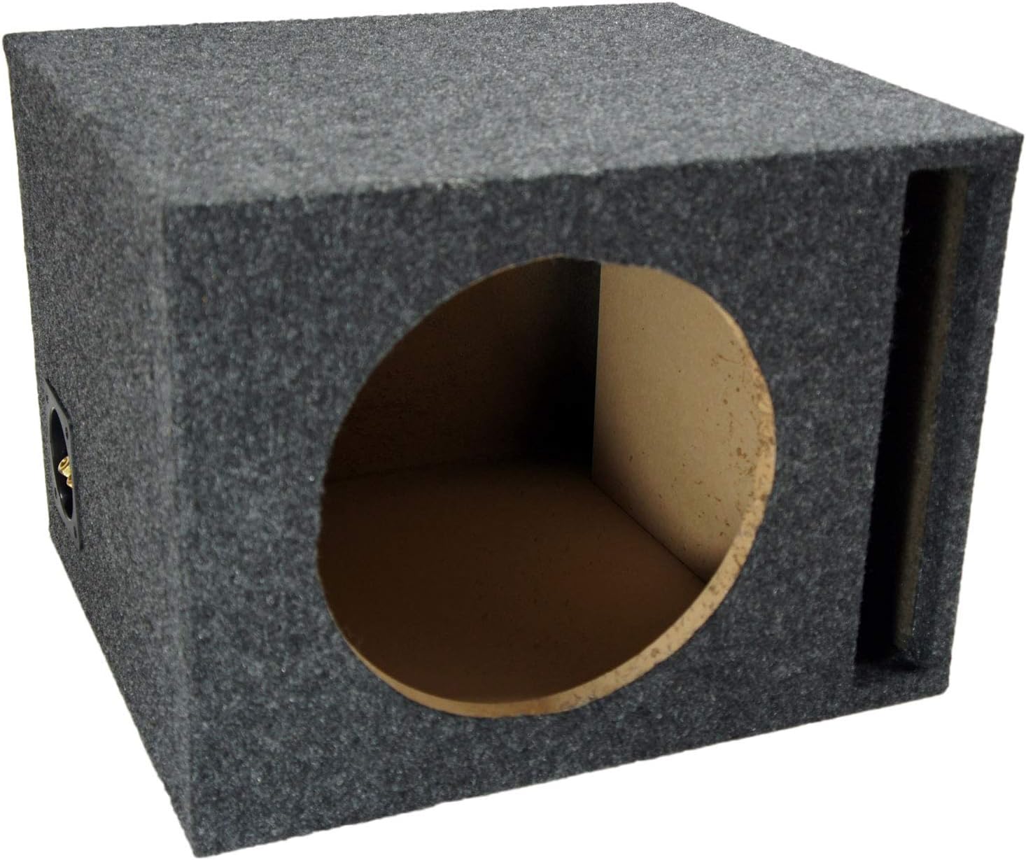 Single 10" Vented Subwoofer Stereo Sub Box Ported Enclosure 5/8" MDF Pack of 2 G73870