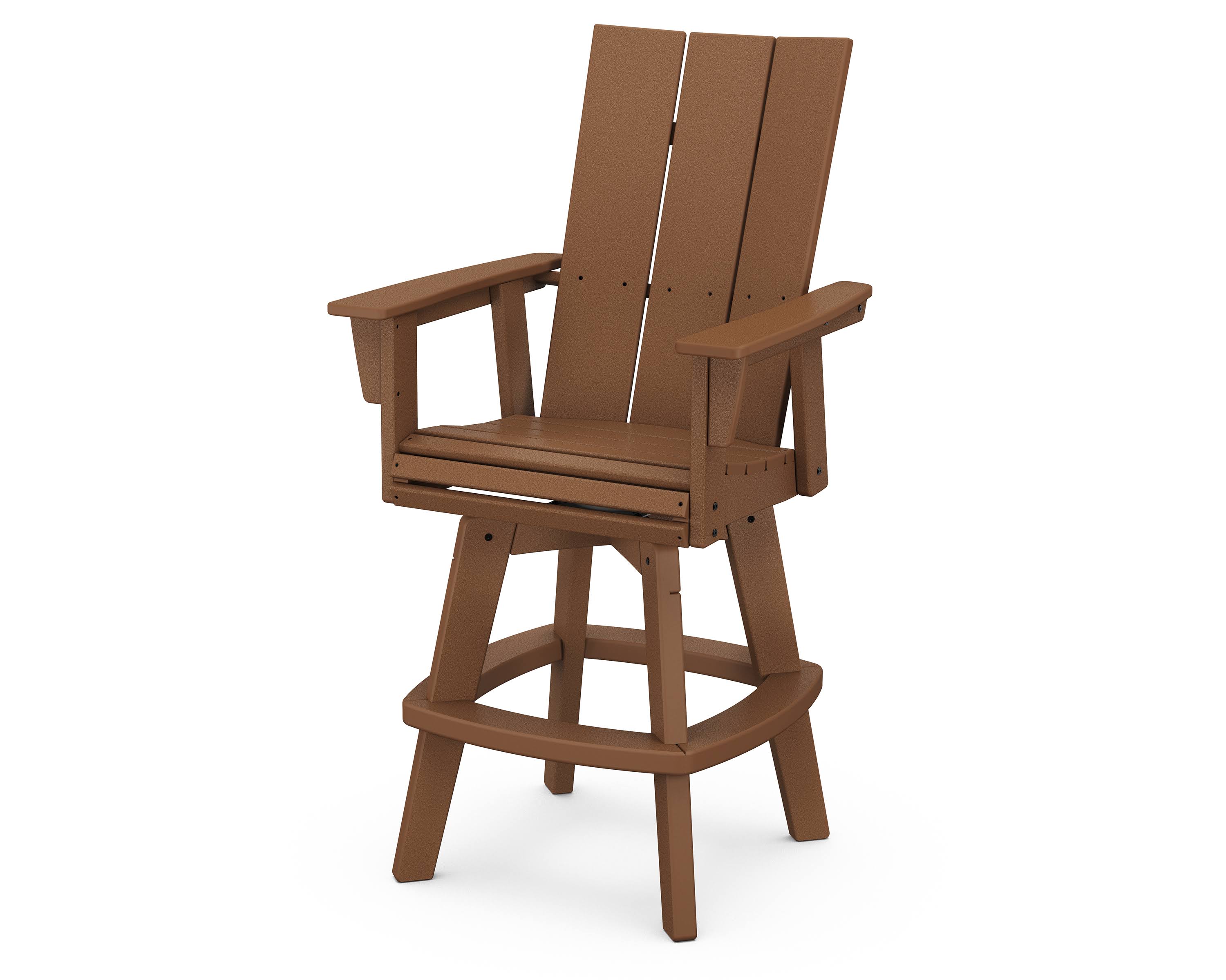Teak Swivel Bar Chair G17779