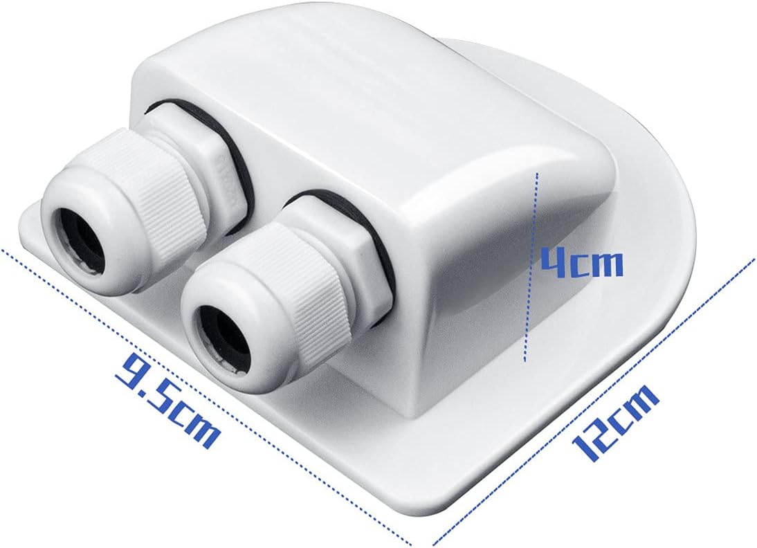 Solar Cable Entry Gland Waterproof ABS Dual Cable Entry Housing N190915