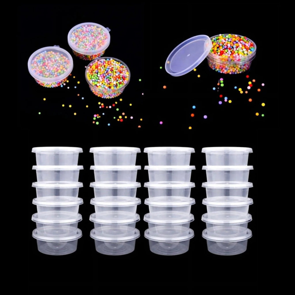25 Pc Slime Storage Containers With Lids S949