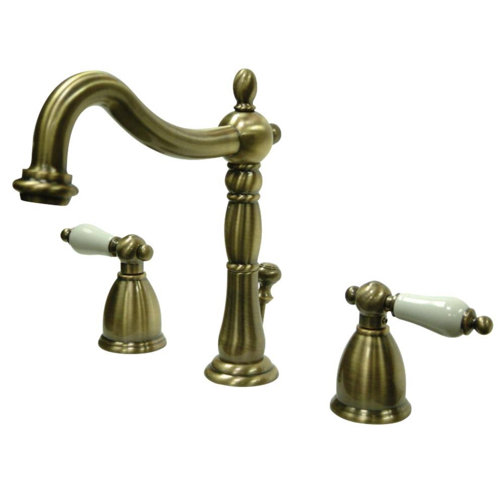 8x22 Widespread Bathroom Faucet, Brushed Nickel M446