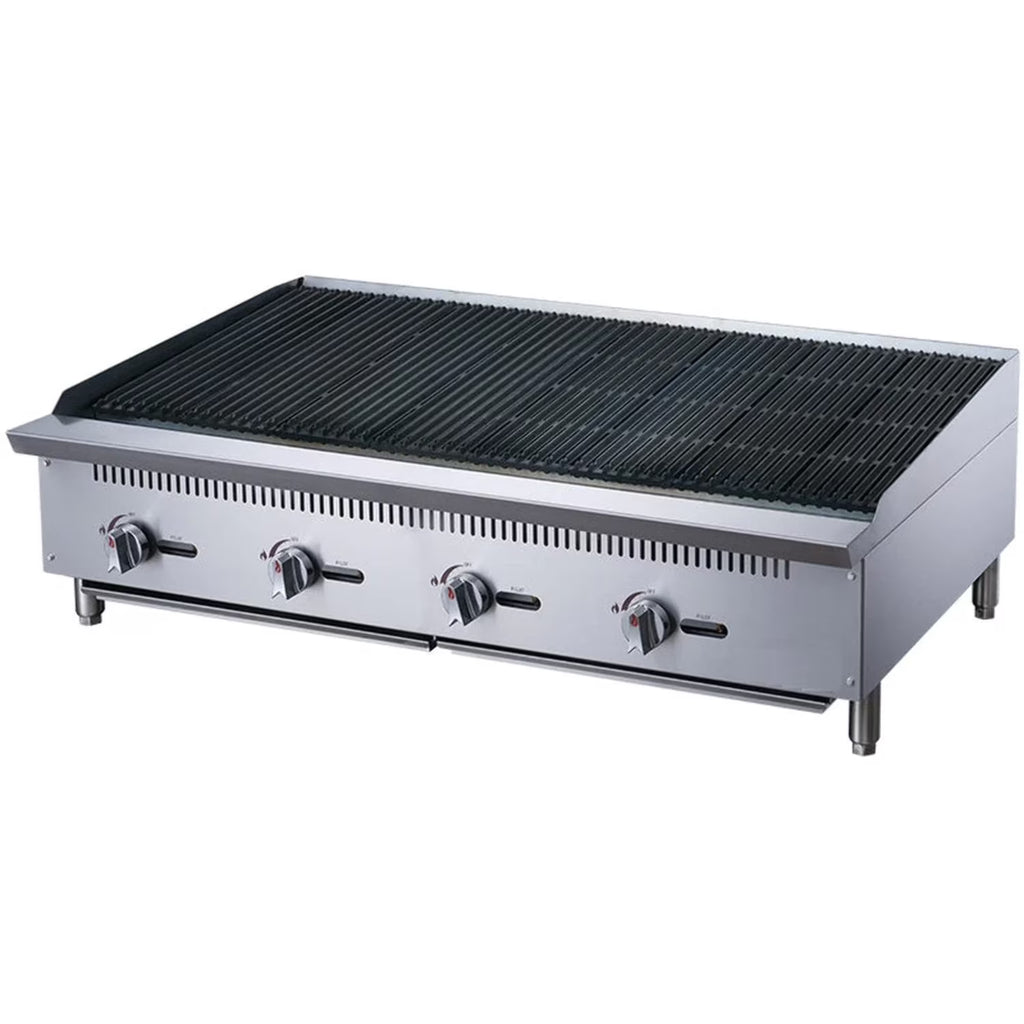 48 NG/LP Gas Countertop Charbroiler U814