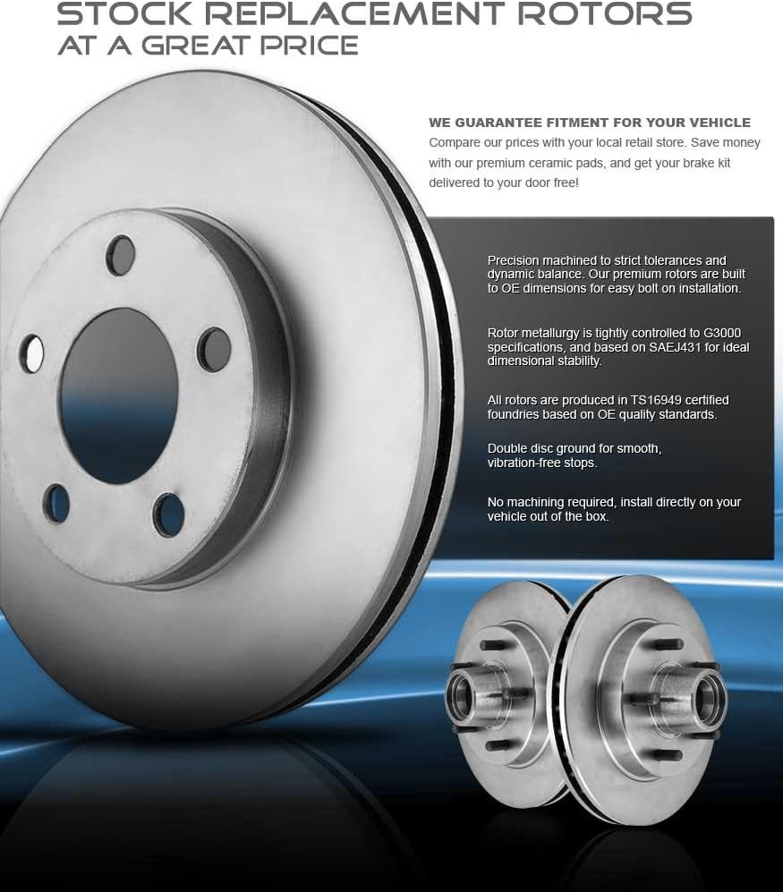 Brake Disc Rotors and Metallic Brake Pads R1018