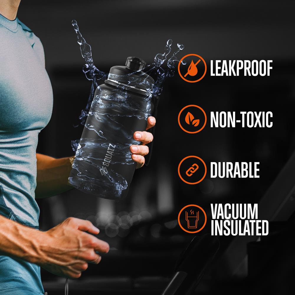 74 Oz Stainless Steel Vacuum Insulated Water Bottle with Handle U700892