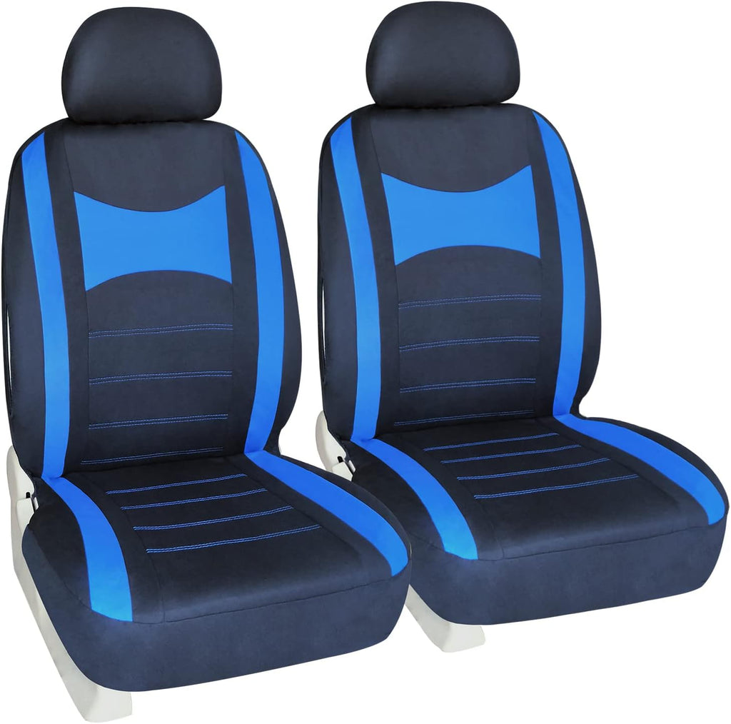 Black Universal Car Seat Covers 2PCS I228921