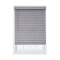 Gray Faux Wood Cordless Room Darkening Horizontal Blinds M17911