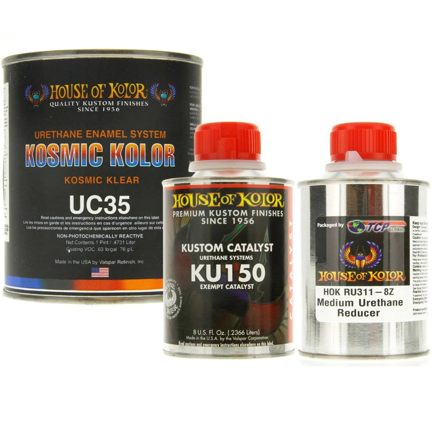 Kosmic Urethane Flo-Klear Top Coat Clear Pint Kit K903755
