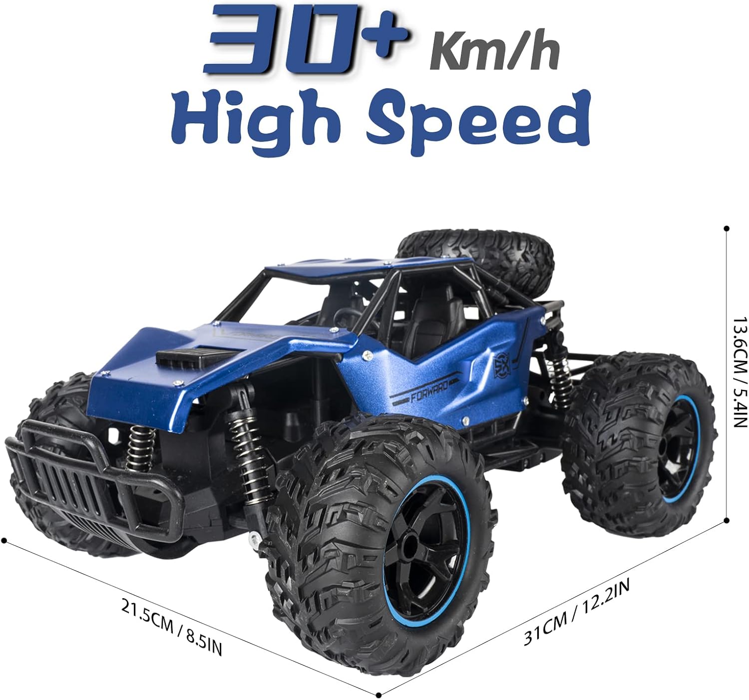 1:14 Scale Remote Control Monster Trucks with Metal Shell Alloy R564886
