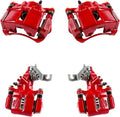 Red Powder Coated Caliper Assembly Set Kit O6331