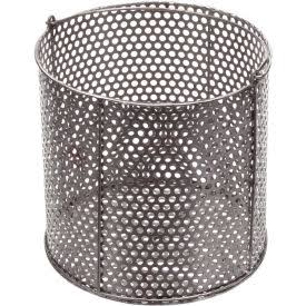 Steel Perforated Round Basket P38009