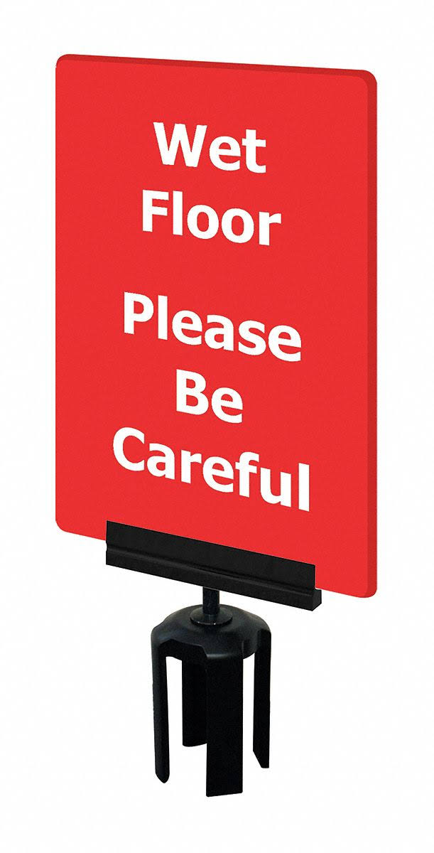 Wet Floor Acrylic Sign D761