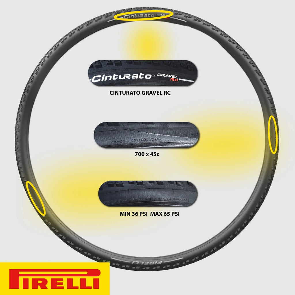 Gravel Bicycle Tire with SmarTUBE Presta 60mm Q879683
