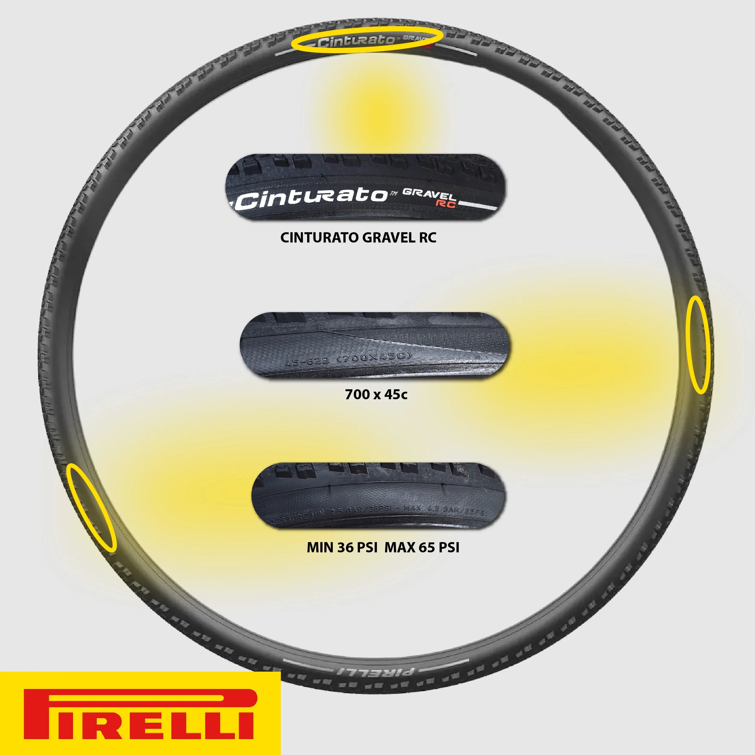 Gravel Bicycle Tire with SmarTUBE Presta 60mm Q879683
