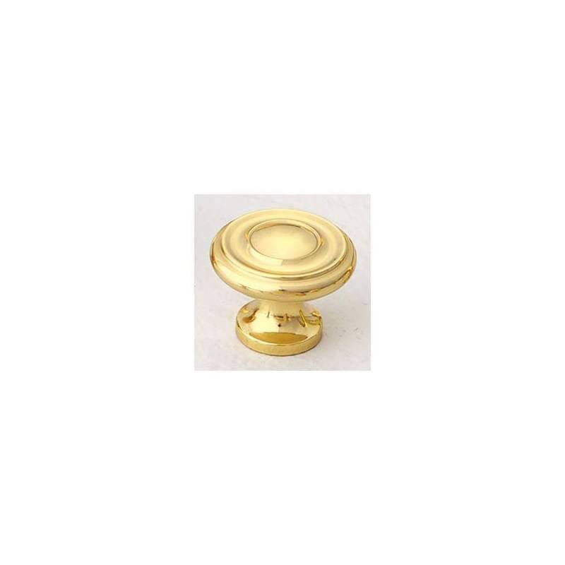 Polished Brass Mushroom Cabinet Knobs 25 Pack P6637
