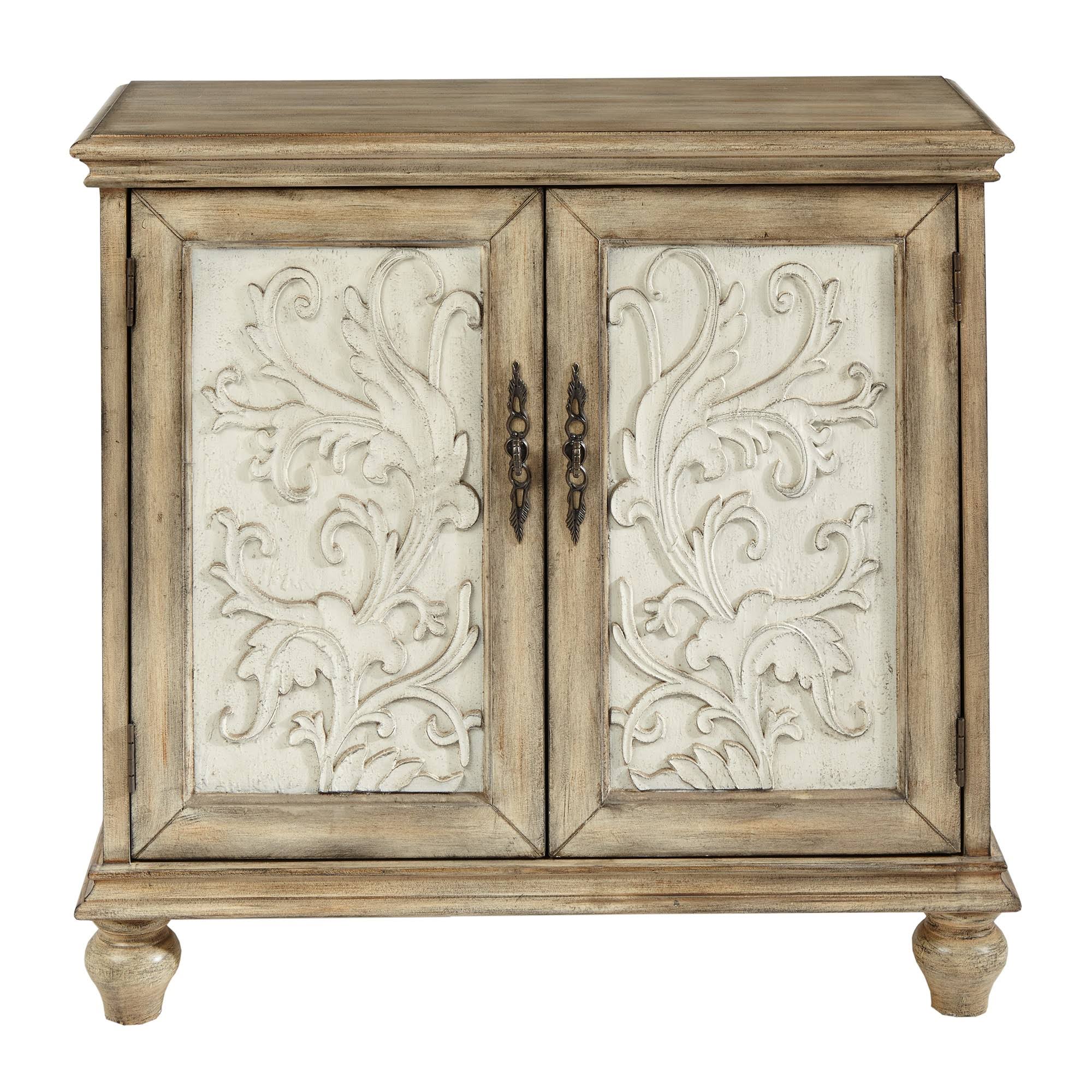 2-Door Cabinet Reclaimed Natural Y700358